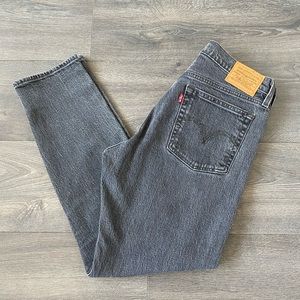 Levi’s Wedgie Fit Black Gray Jeans - worn once!